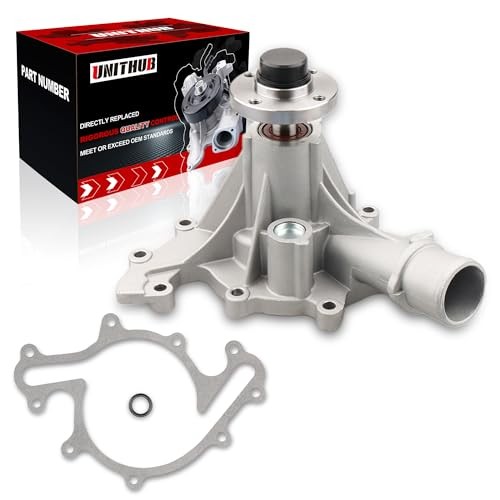 Engine Water Pump with Gasket for Ford F-150 1997-2008 and E-150, E-250 Econolin