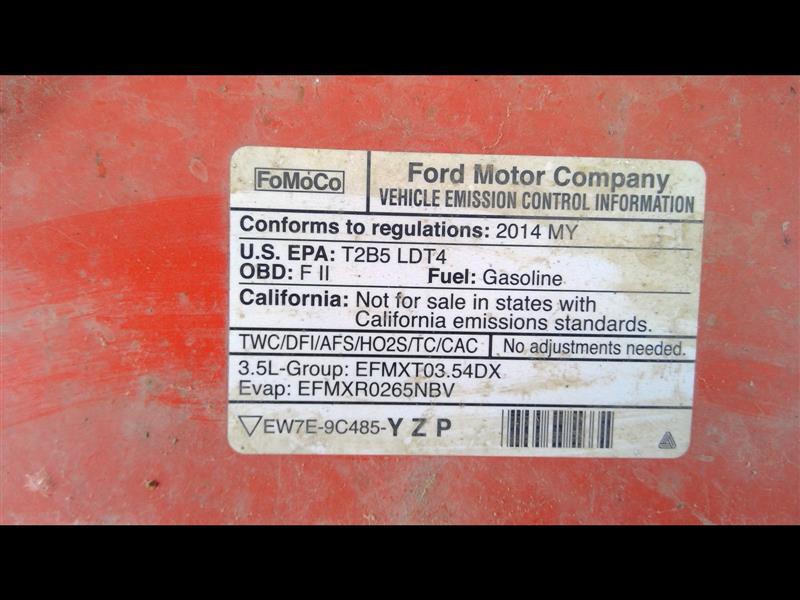 Used Engine Cooling Fan Motor fits: 2014  Ford f150 pickup Fan Assembly Grad