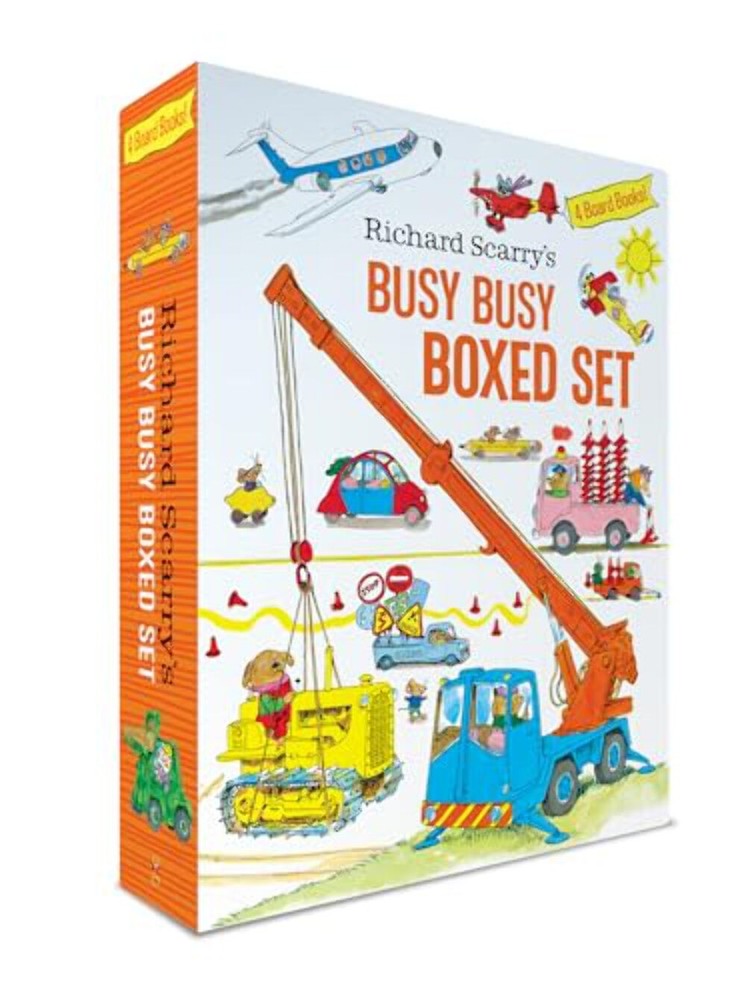 Richard Scarry's Busy Busy Boxed Set: Busy Busy Airport; Busy Busy Cars and Truc