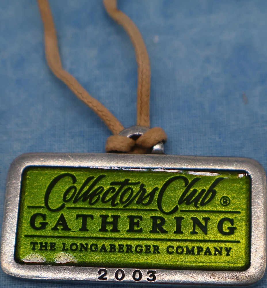 Longaberger 2003 Collectors Club Gathering Tie-On Ornament USA