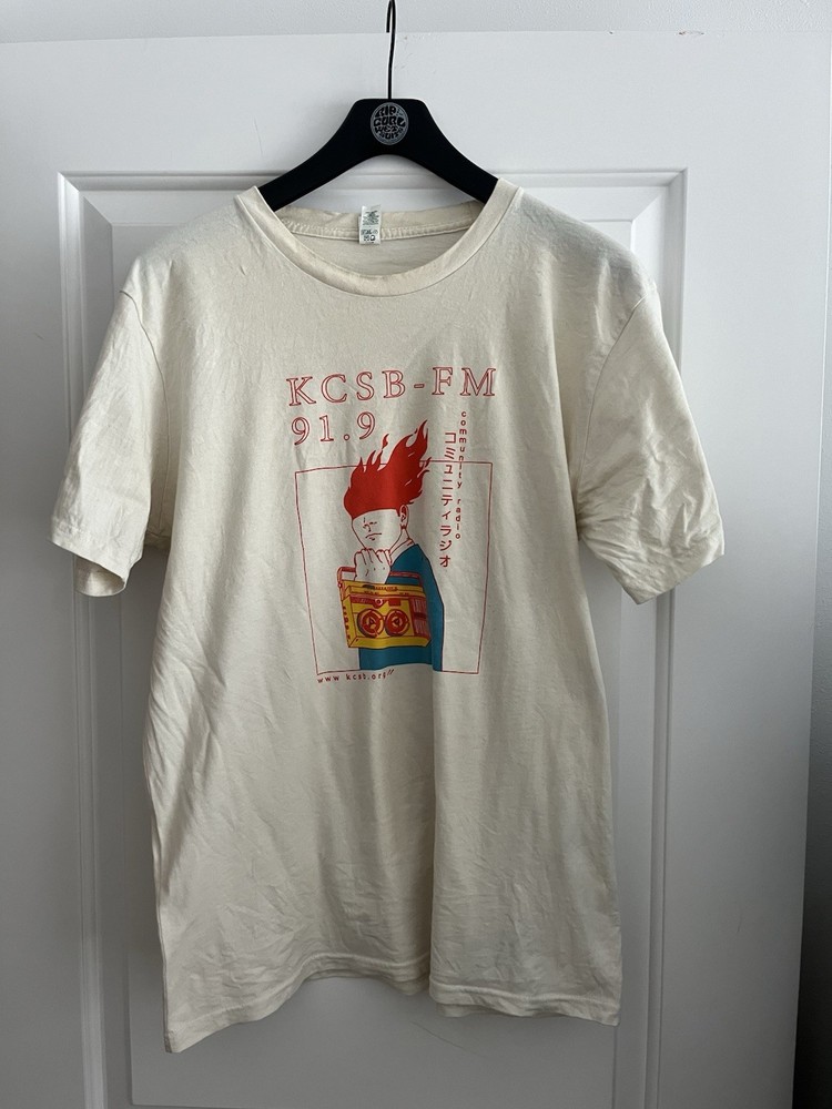 KCSB FM 91.9 Men's T-Shirt UCSB College Size Large