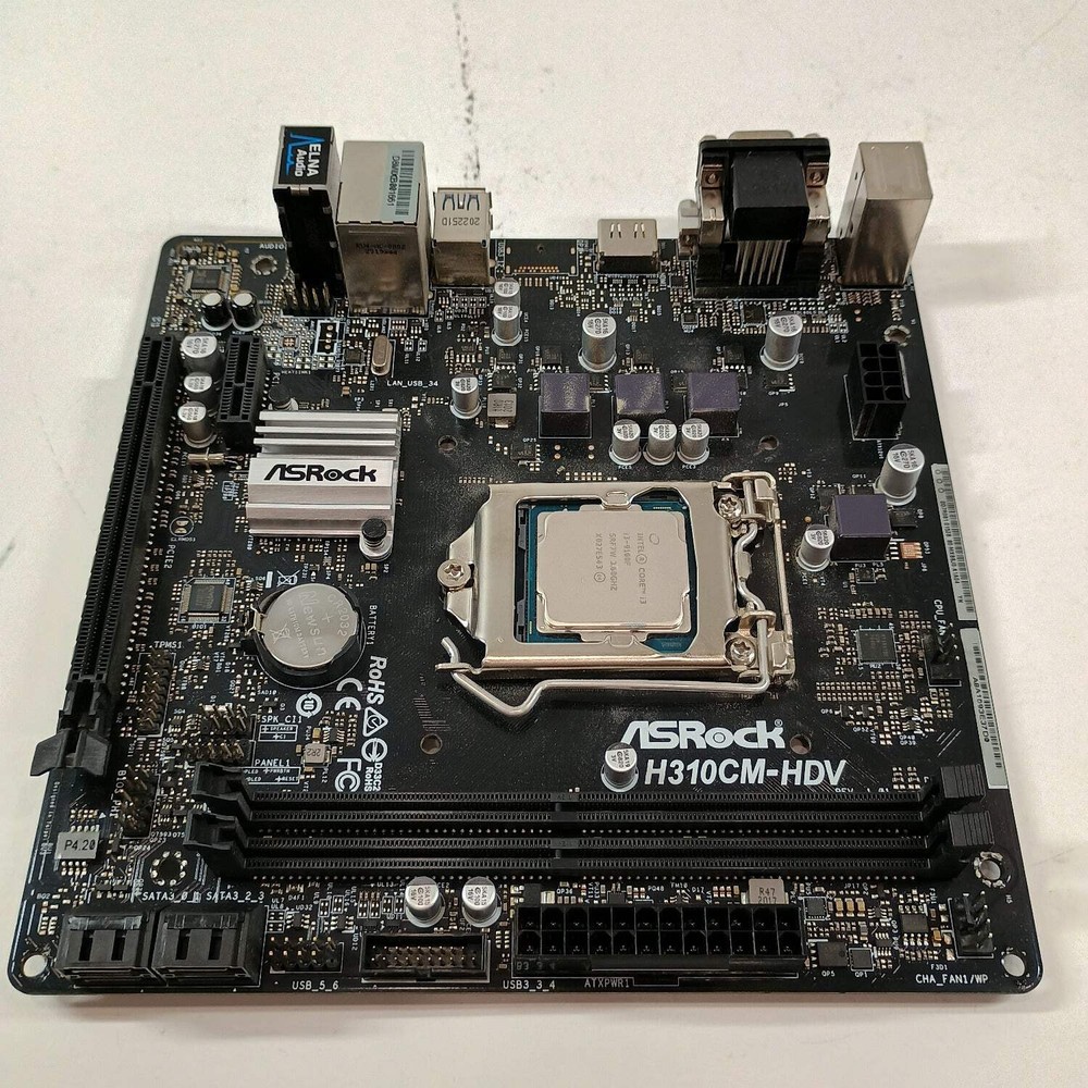 AsRock H310CM-HDV LGA 1151 microATX Intel DDR4 Motherboard