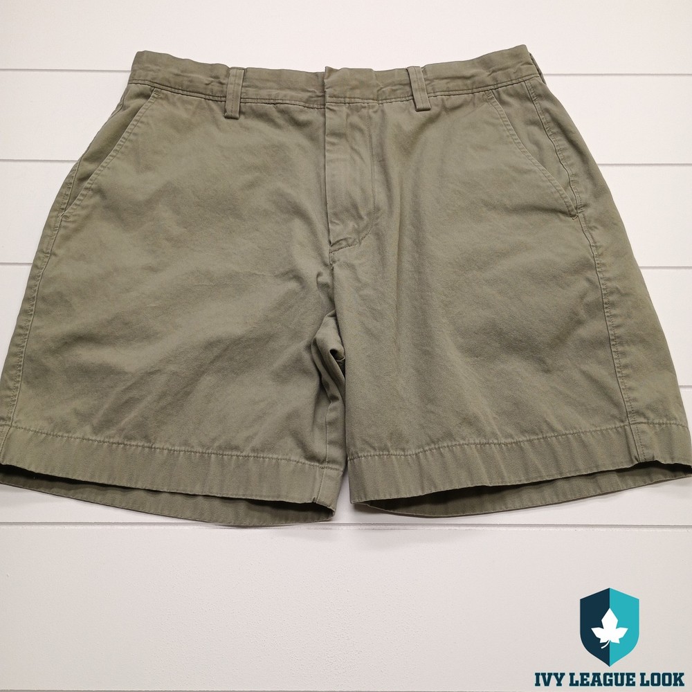 J.Crew Olive Green Chino Shorts Reade Fit Men’s 31 Preppy Casual