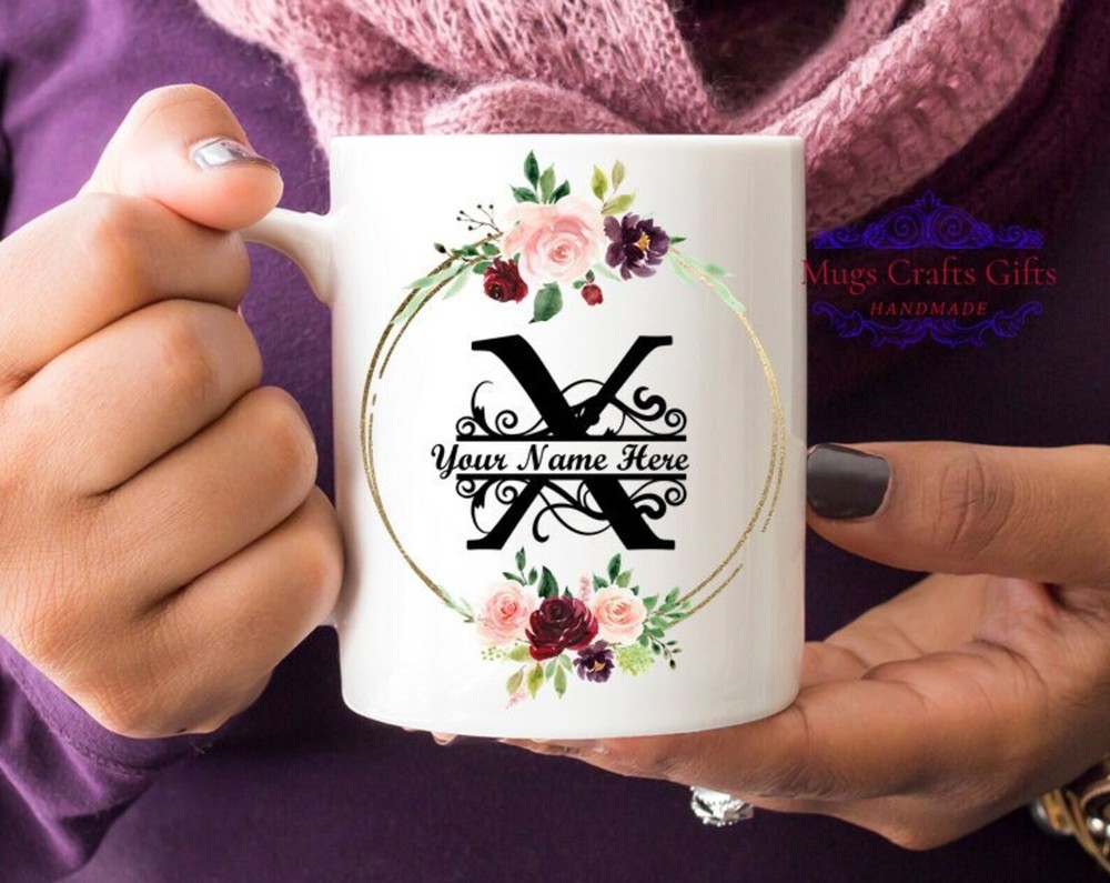 Personalized Initial Mug X Initial Gift Personalized Tea Coffee Gift For