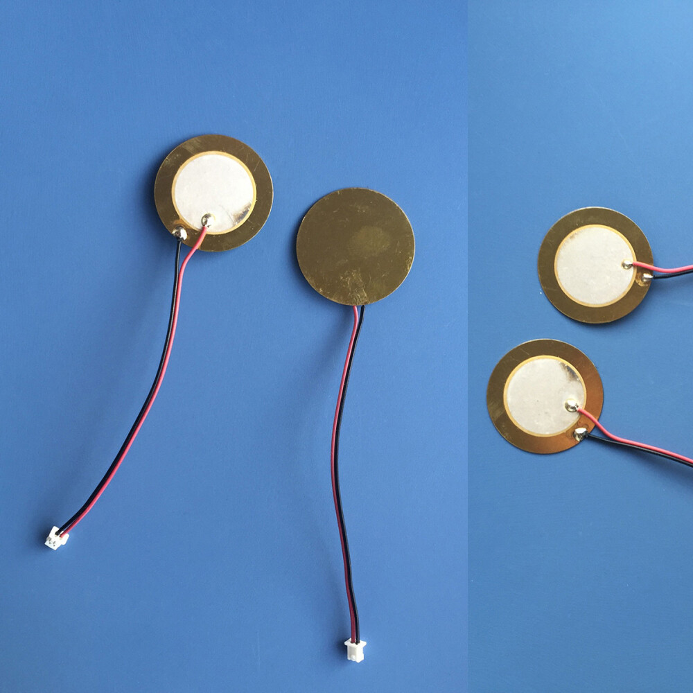 10PCS Piezoelectric Disk Sensor Pickup Transducer Prewired