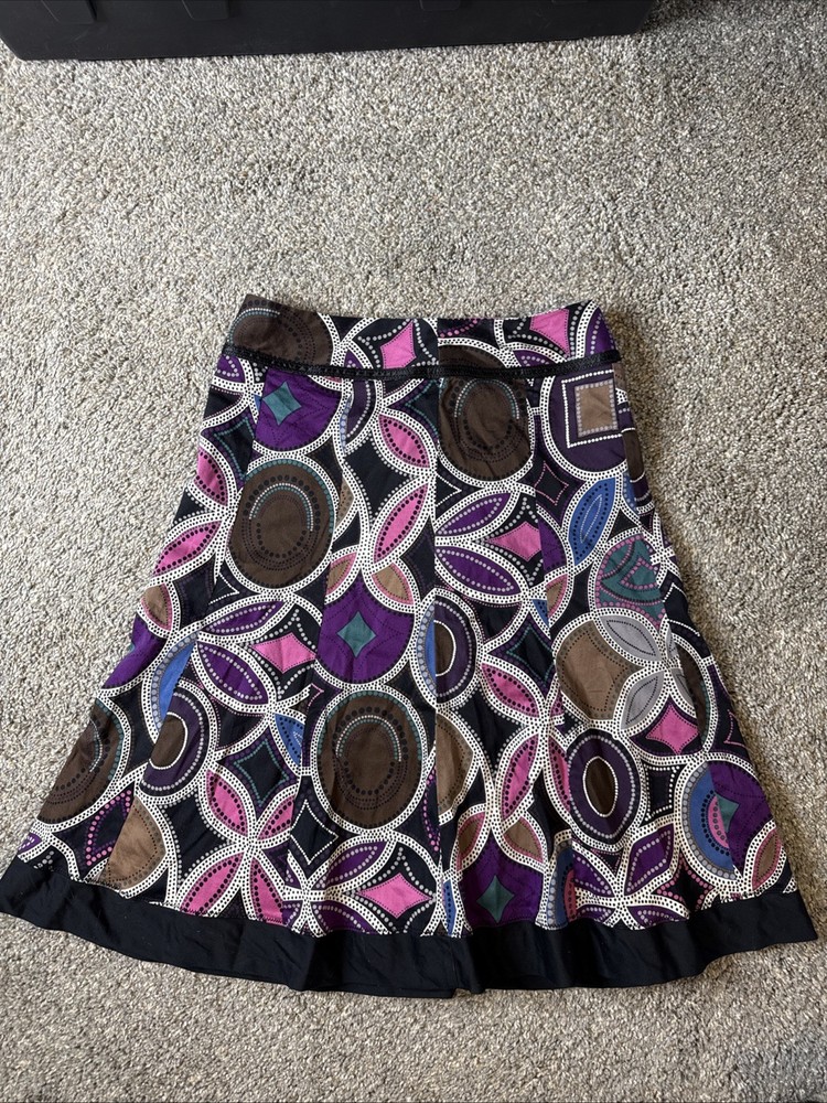 Harold's Women’s A-Line Geometric Print Skirt Size 4