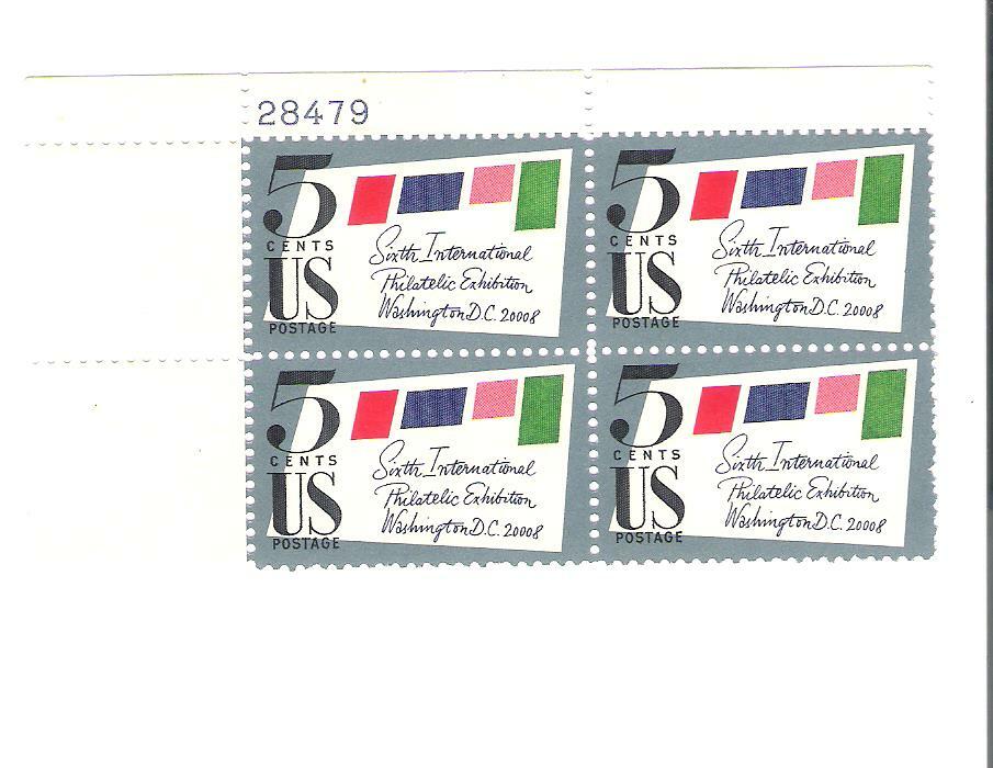 Scott # 1310 US  SIPEX  Plate Block  M/NH  O/G