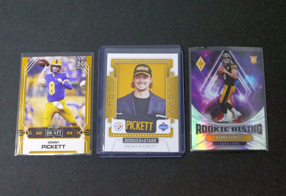 Lot of 3 Kenny Pickett 2022 Rookie Cards RC - Panini / Leaf