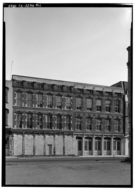 Galveston Texas Strand Historic District Rosenberg Building 1900s Facade