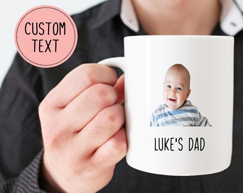 Baby Photo Mug Mug For Dad Baby Photo Mug For Dad Fathers Day Gift Baby Photo