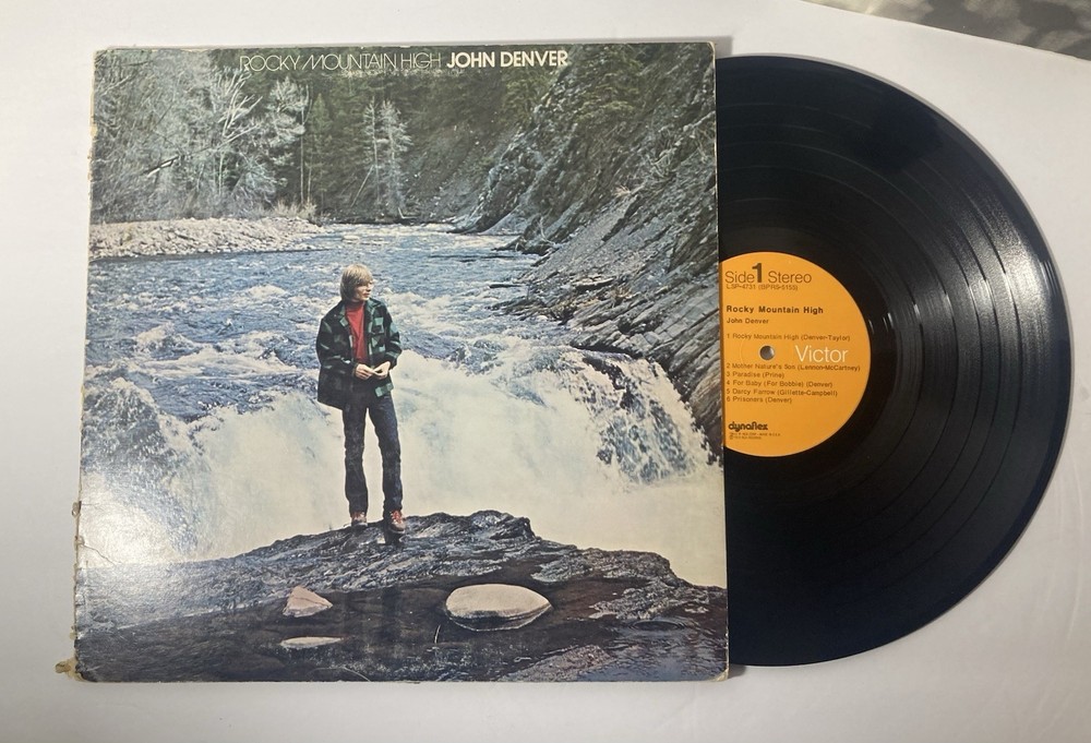 John Denver Rocky Mountain High Vinyl Vintage LP 1972 RCA Records #LSP 4731