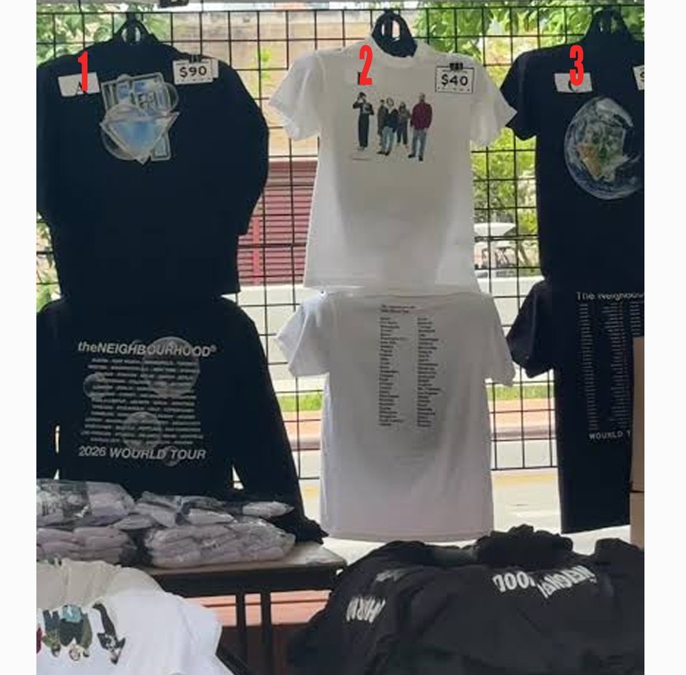 The Neighbourhood Band Tour 2026 Hoodie Or T shirt Reprint