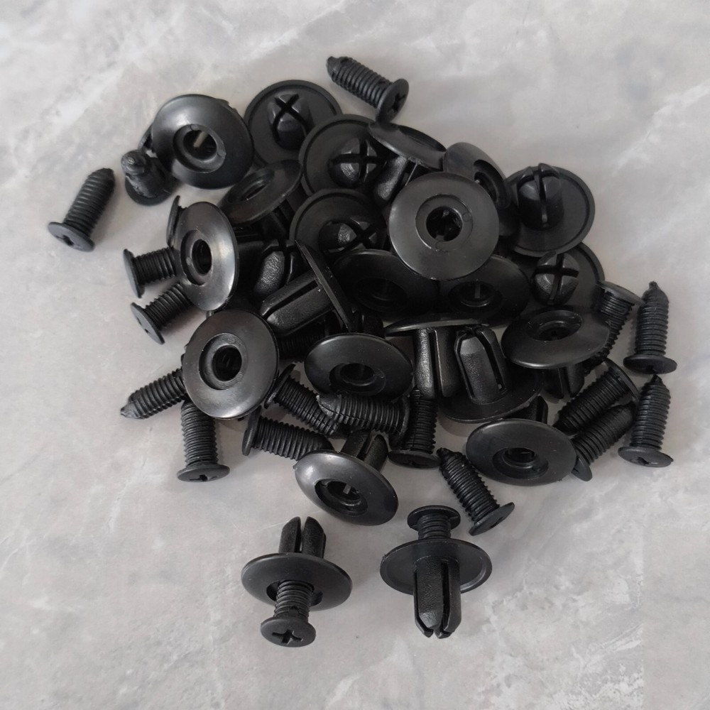 20PCS Nylon Fastener Rivet Push-Type Retainer Clip For Hyundai Kia Mazda Ford