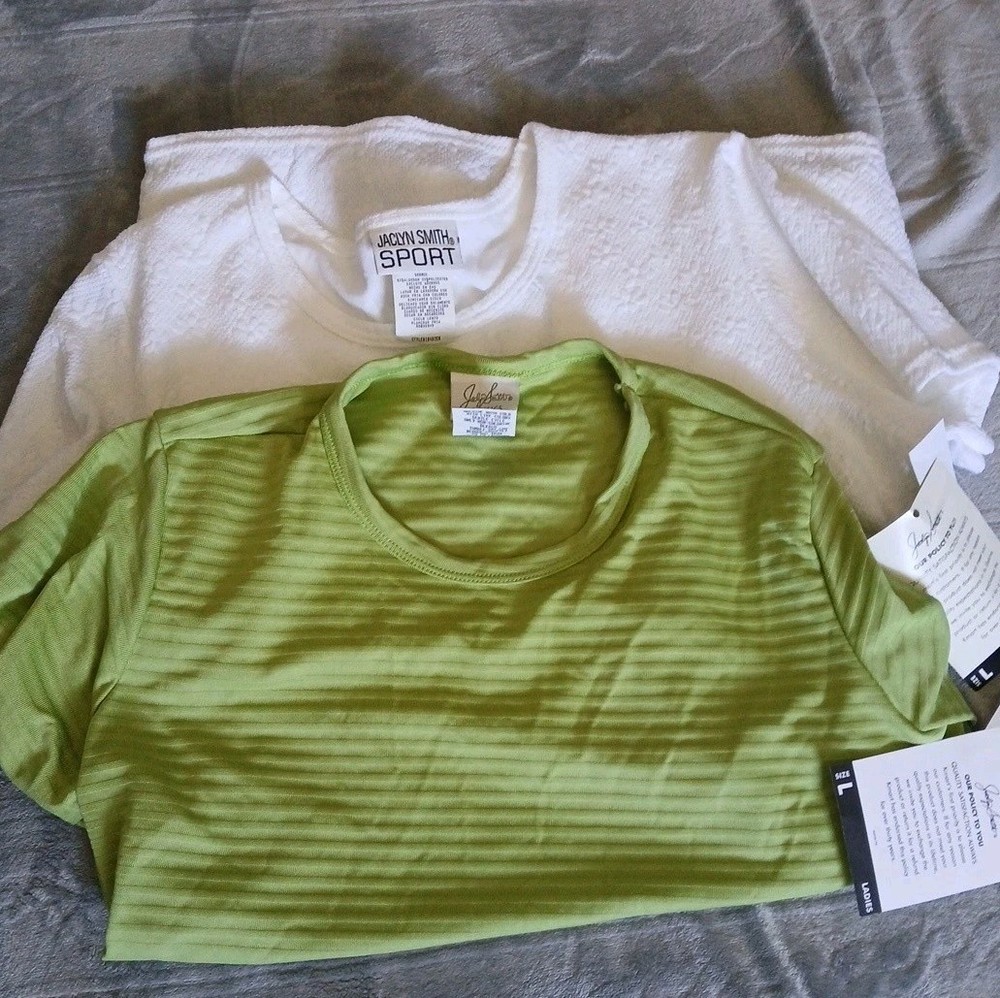 Jaclyn Smith Nwt Lot Of 2 Womens Tops Size Large
