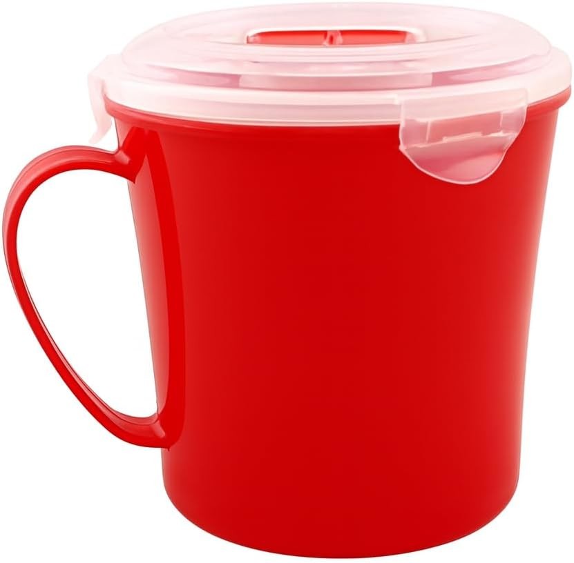 20 oz Microwave Soup & Noodle Mug with Loing Ste-Vent Lid –