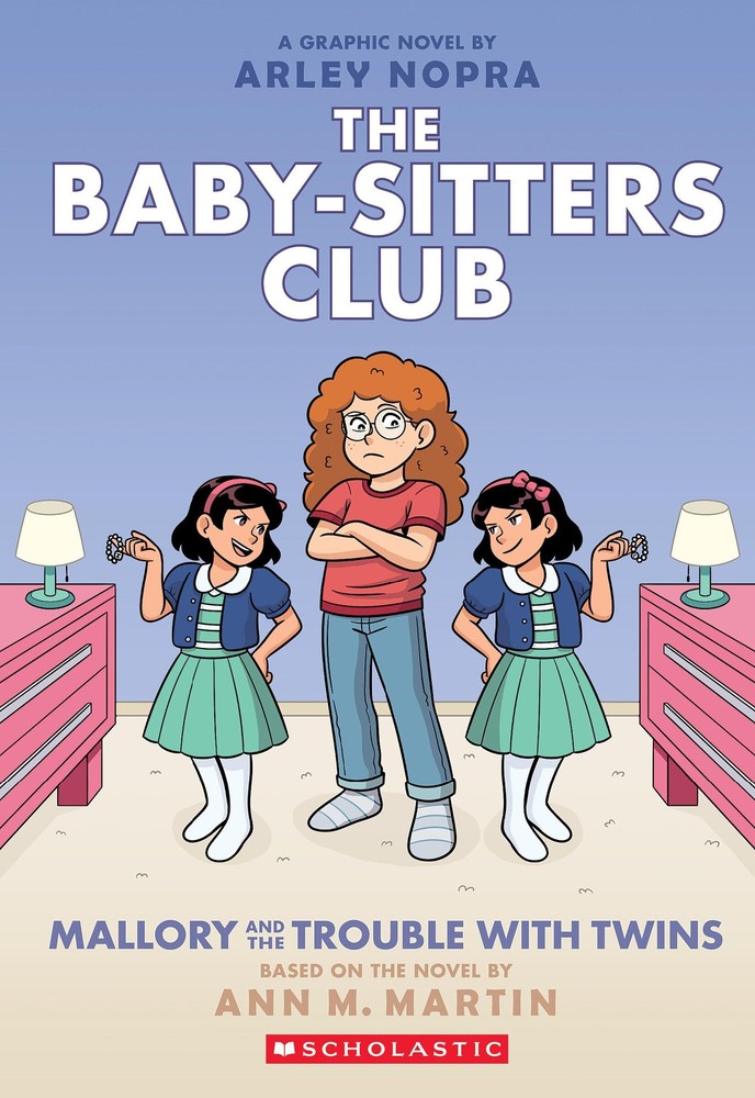 Mallory and the Trouble with Twins: A Graphic Novel (The Baby-sitters Club #17),