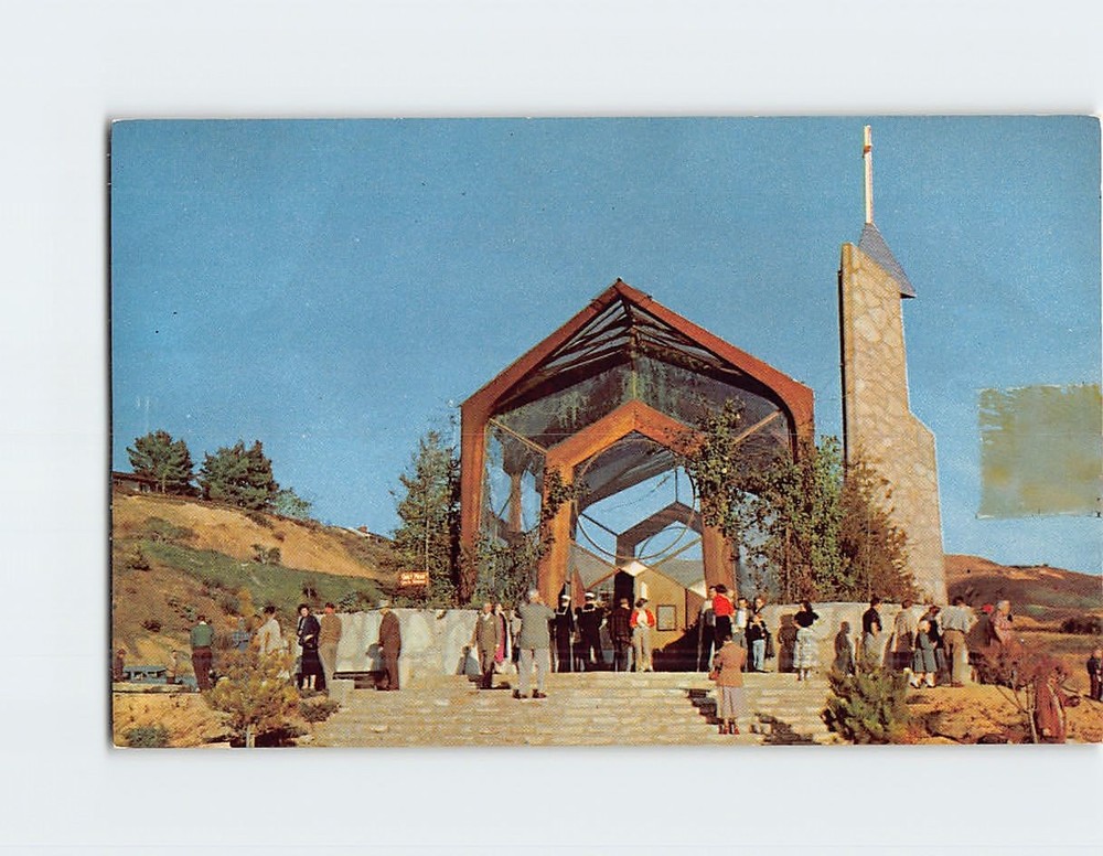 Postcard The Wayfarers Chapel Rancho Palos Verdes California USA