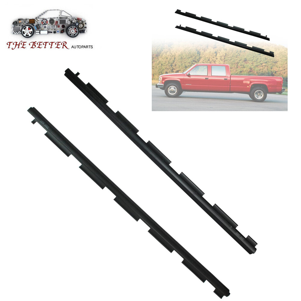 Outer Front Window Sweep Weatherstrip Seal Pair Set for Chevy GMC Pickup Truck