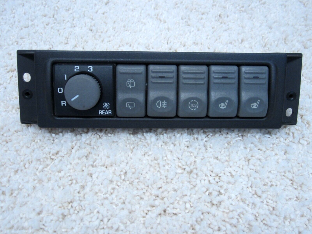 Montana Silhouette Venture Rear Wiper Heater Switch Control 10313245 #3F-8