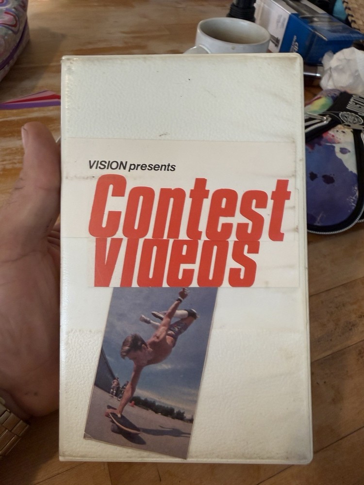 VISION Presents Contest Videos VHS — “Terror in Tahoe” Skateboard 1980s Vintage