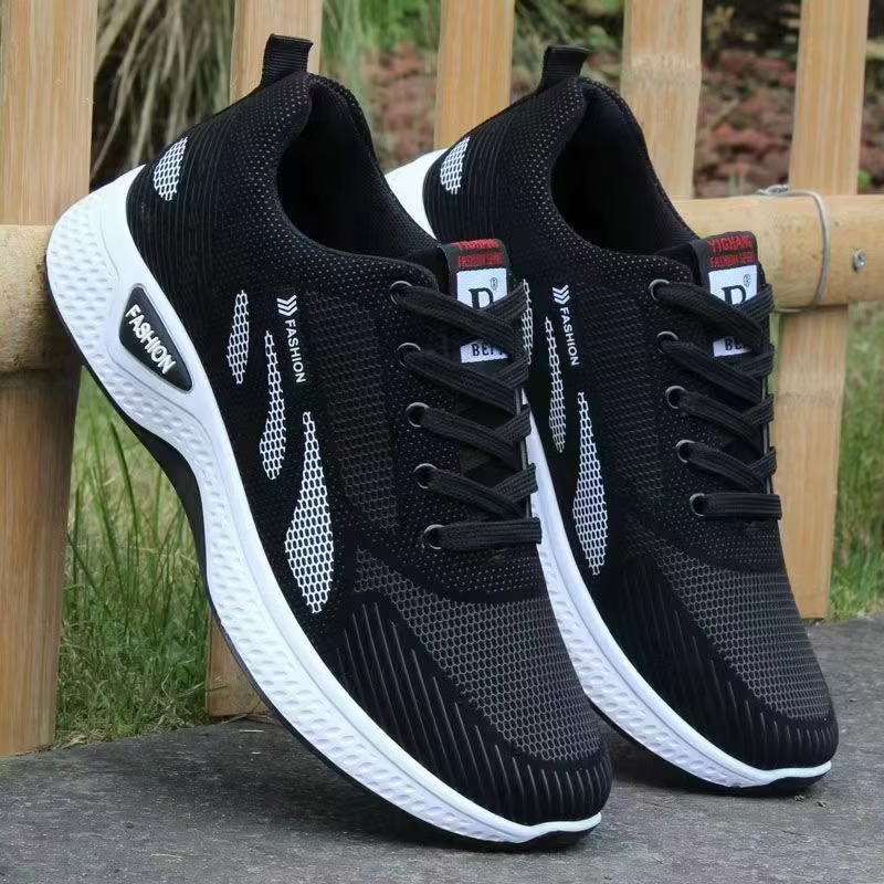 Men'S Concise Mesh Breathable Lightweight Casual Sports Shoes Summer Outdoor Com