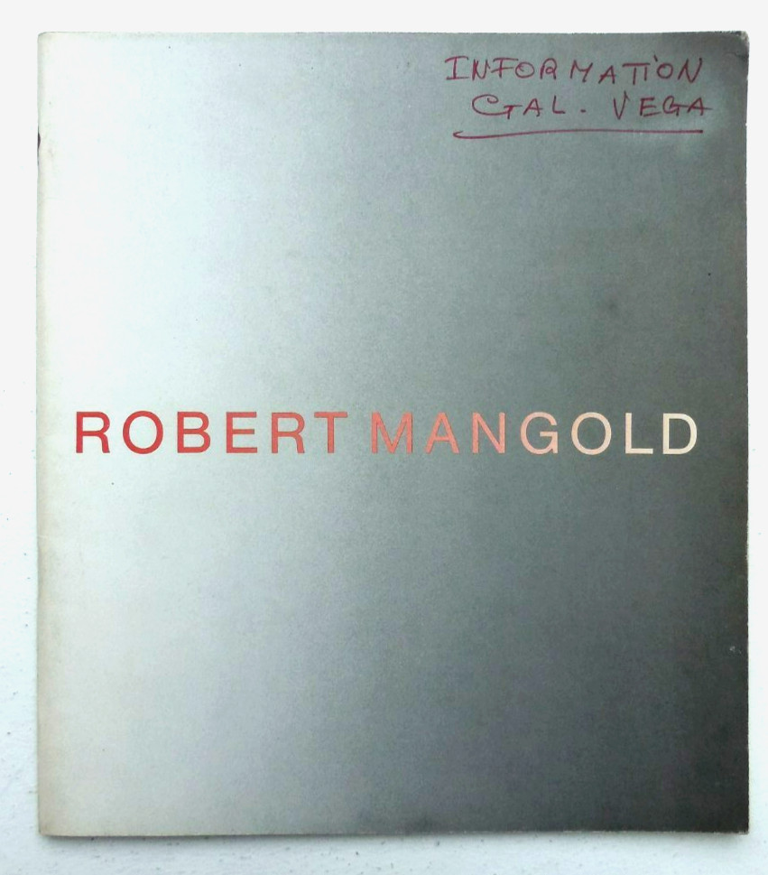 ROBERT MANGOLD Catalogue 1st Edition Softcover New York 1971