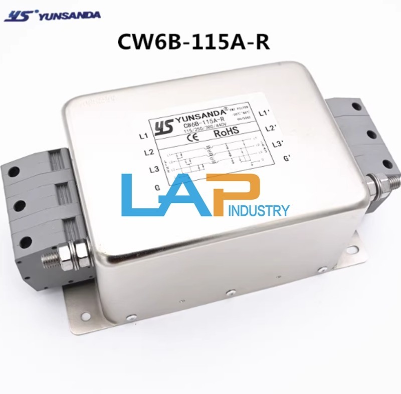 1 Pc. New CW6B-115A-R Three phase three wire 380V power filter