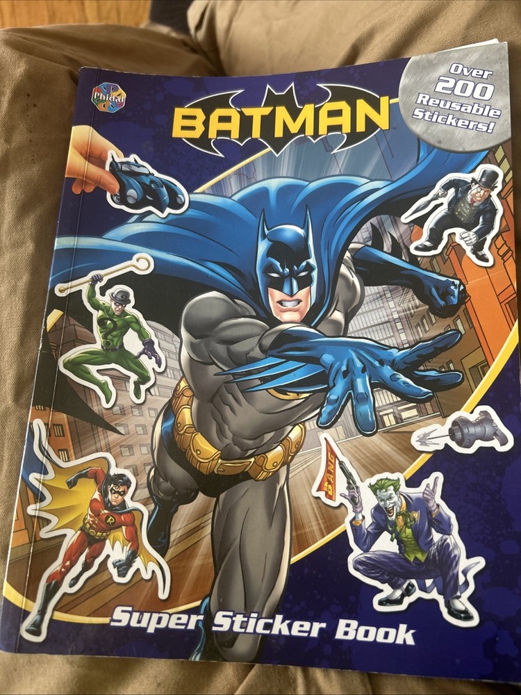Batman Ultimate Sticker Collection Book Over 1000 Reusable Full-Color Stickers