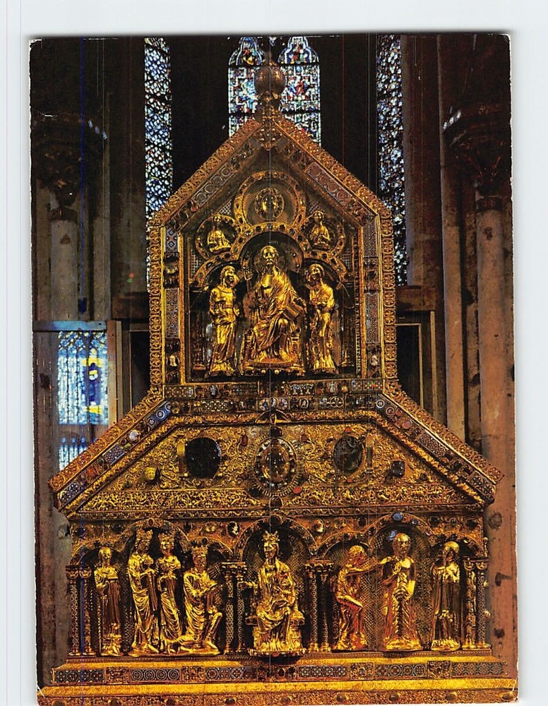 Postcard Shrine of the Three Kings Cologne Cathedral Germany
