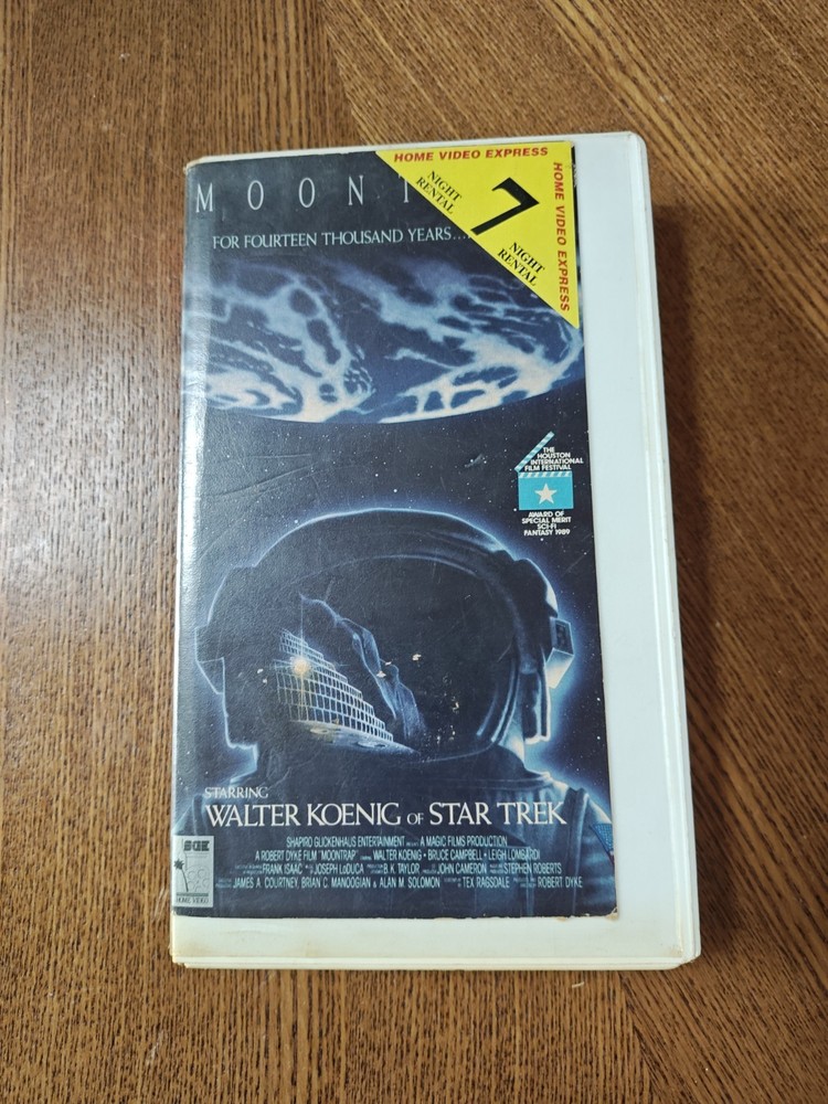 Moontrap VHS 1989 Walter Koenig Bruce Campbell SGE Home Video Sci-Fi Cult Rare