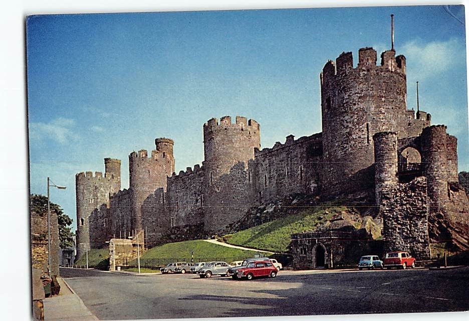 Postcard Conwy Castle in North Wales
