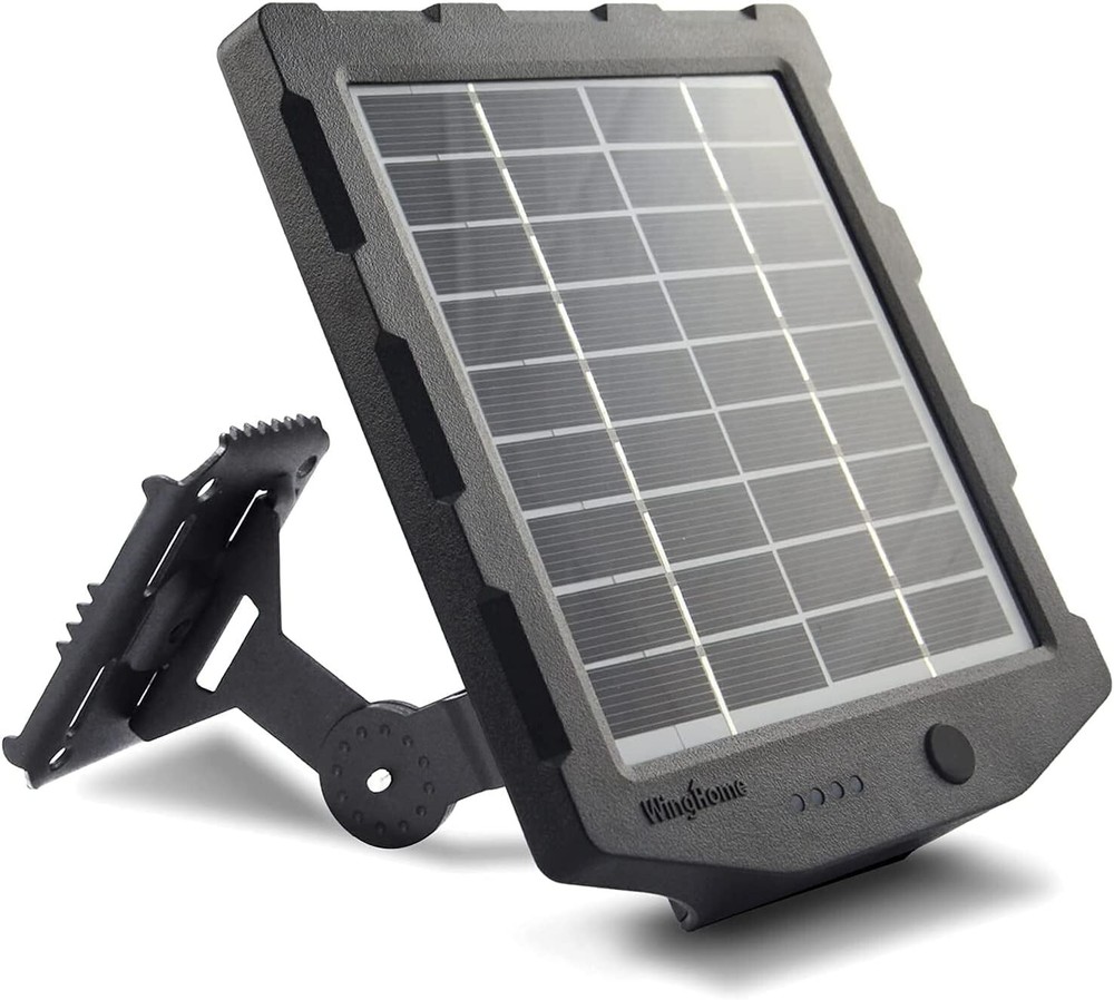 Solar-Powered Trail Camera Charger Kit 12V/1A 6V/1.5A Waterproof Design
