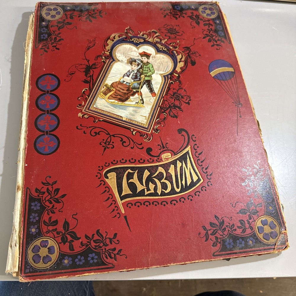 1800s 1900s Ephemera Beautiful Filled Victorian Scrapbook