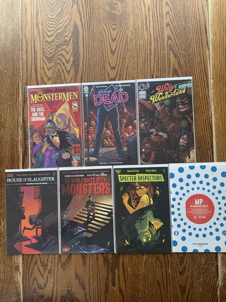Lot Of (7)  Horror Comics! Multiple Publishers