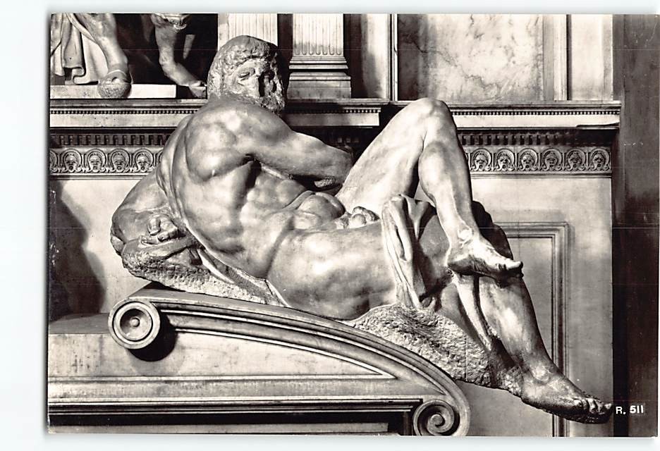 Postcard The Day Medicean Chapels Florence Italy