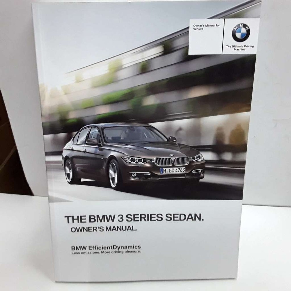 2014 BMW 3 Series Sedan Owners Manual Handbook Set with Case OEM Z0A1715
