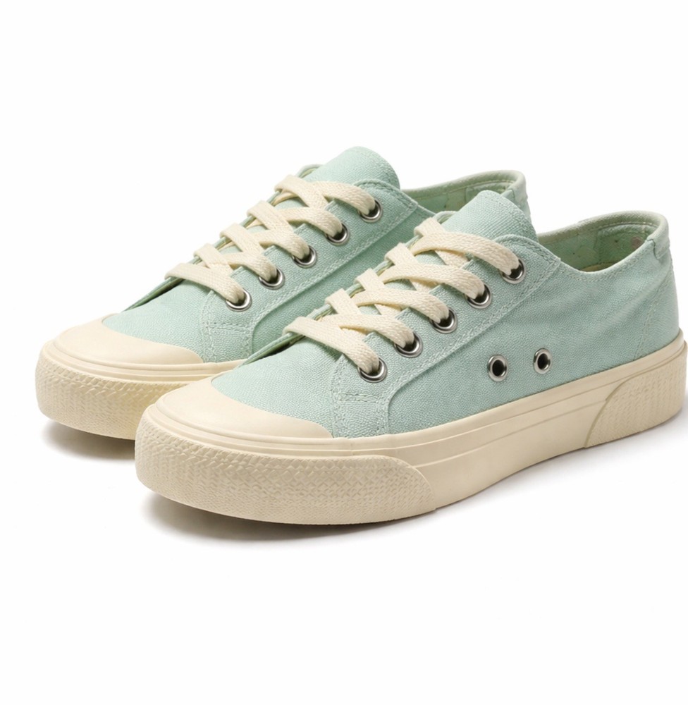 Rocjest Women's Canvas Comfort Sneakers Size 7 Green