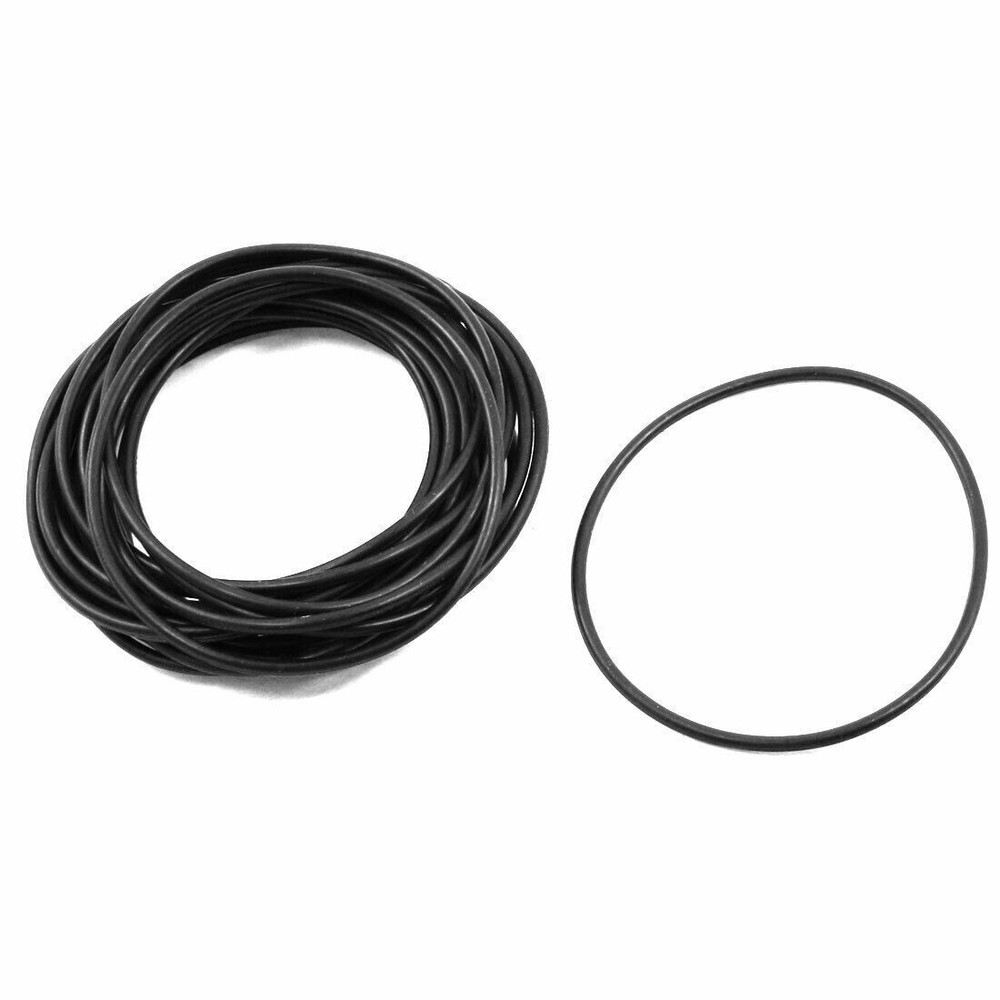 20 Pcs Black Silicone O Ring Seal Washers 90mm x 84mm x 3mm✦KD #F22
