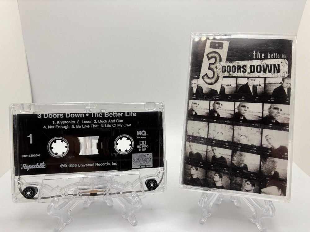 3 Doors Down The Better Life Cassette Tape 1999 Vintage Tested