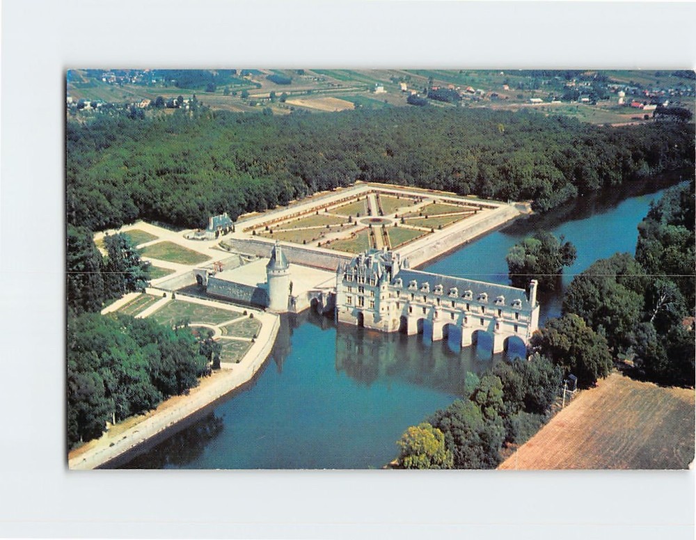 Postcard Chateau of Chenonceaux France