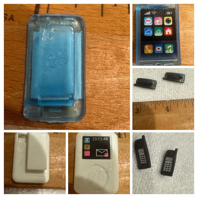 Barbie Doll Smartphones and Cell Phones Assorted Lot