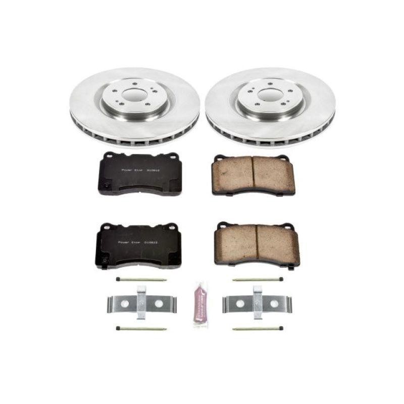 Power Stop Fits 08-15 Mitsubishi Lancer Front Autospecialty Brake Kit