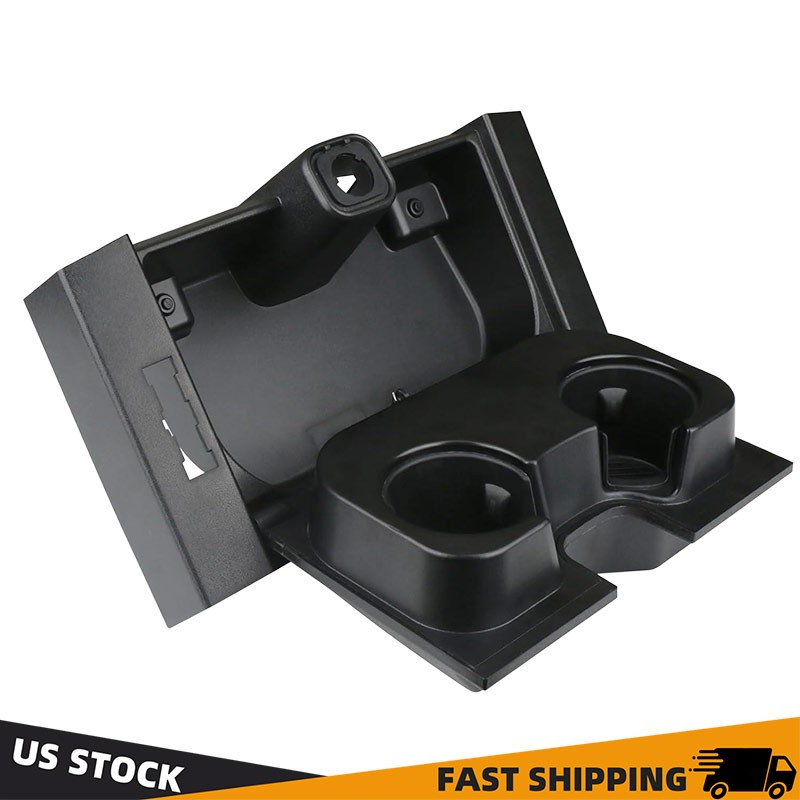 Black Front Center Seat Cup Holder for Ford F-150 2015-2017 FL3Z1813562AT