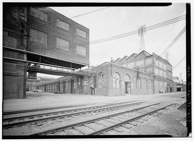 9. View looking directly at ladle as ingot mold is being cast - Bethlehem Steel