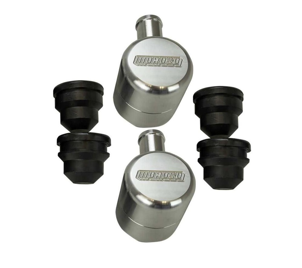 Fits Valve Cover Breather w/ Media for V/C w/1.2 Hole by Moroso 68861