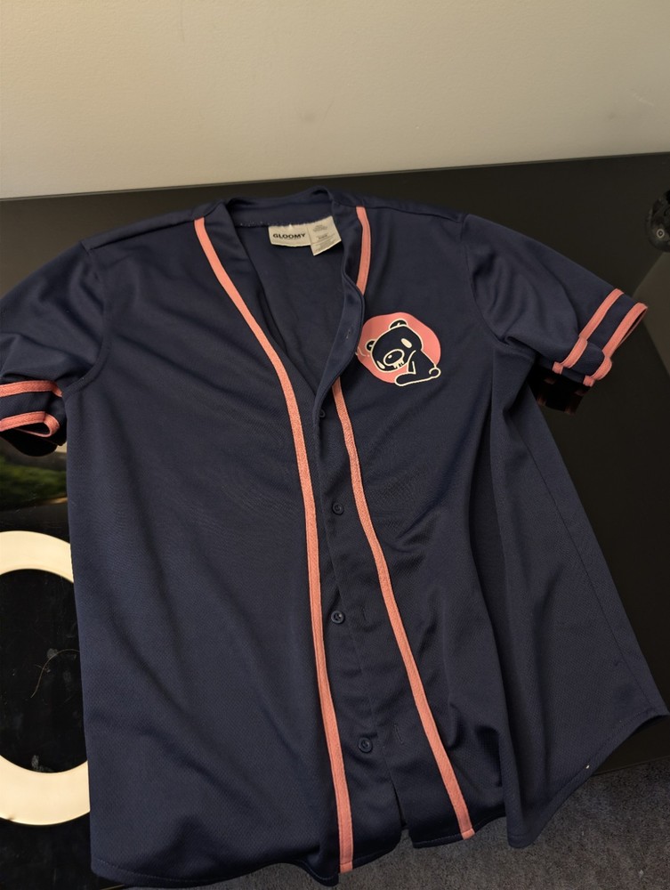 Gloomy Short Sleeve Jersey Blue Pink