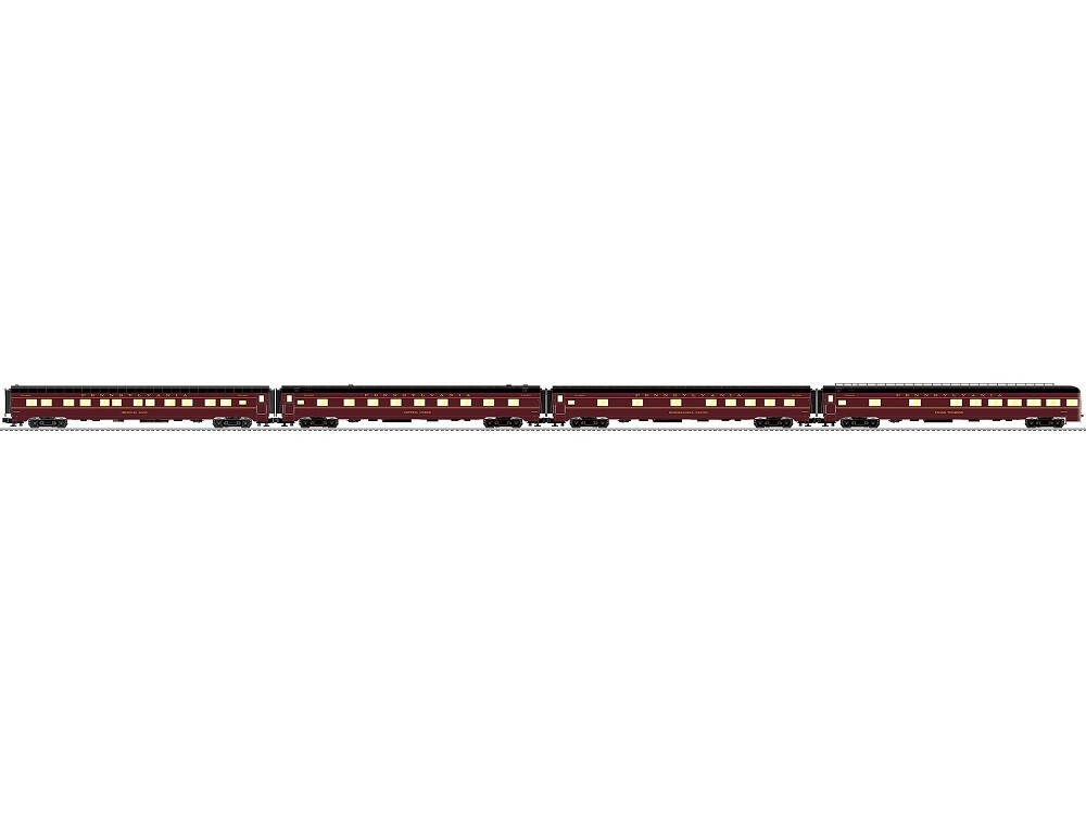 Lionel Pennsylvania Spirit of St Louis O gauge 4-car train set