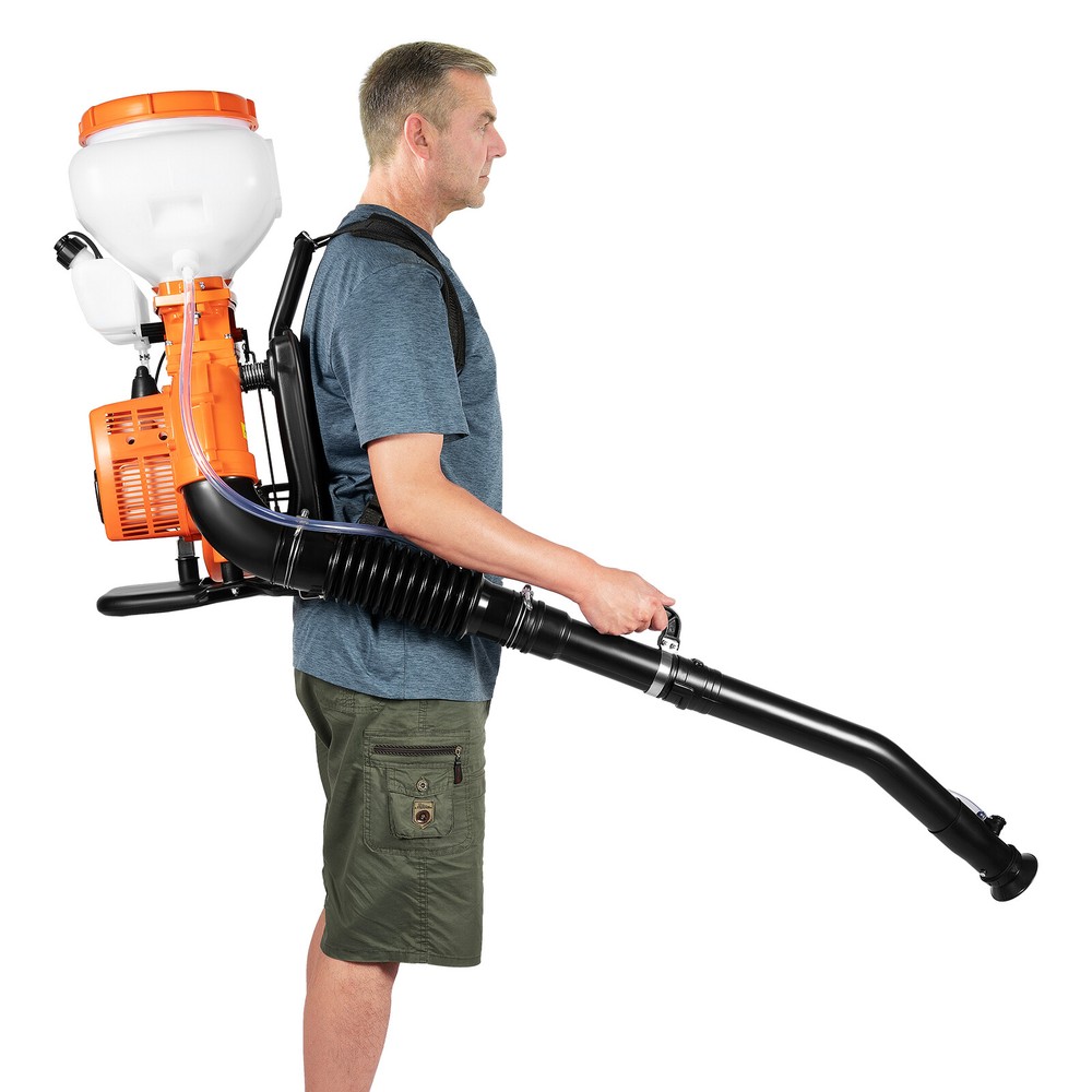 3.7Gal Backpack Agricultural Mist Duster Sprayer, Gasoline Powered Garden Blower