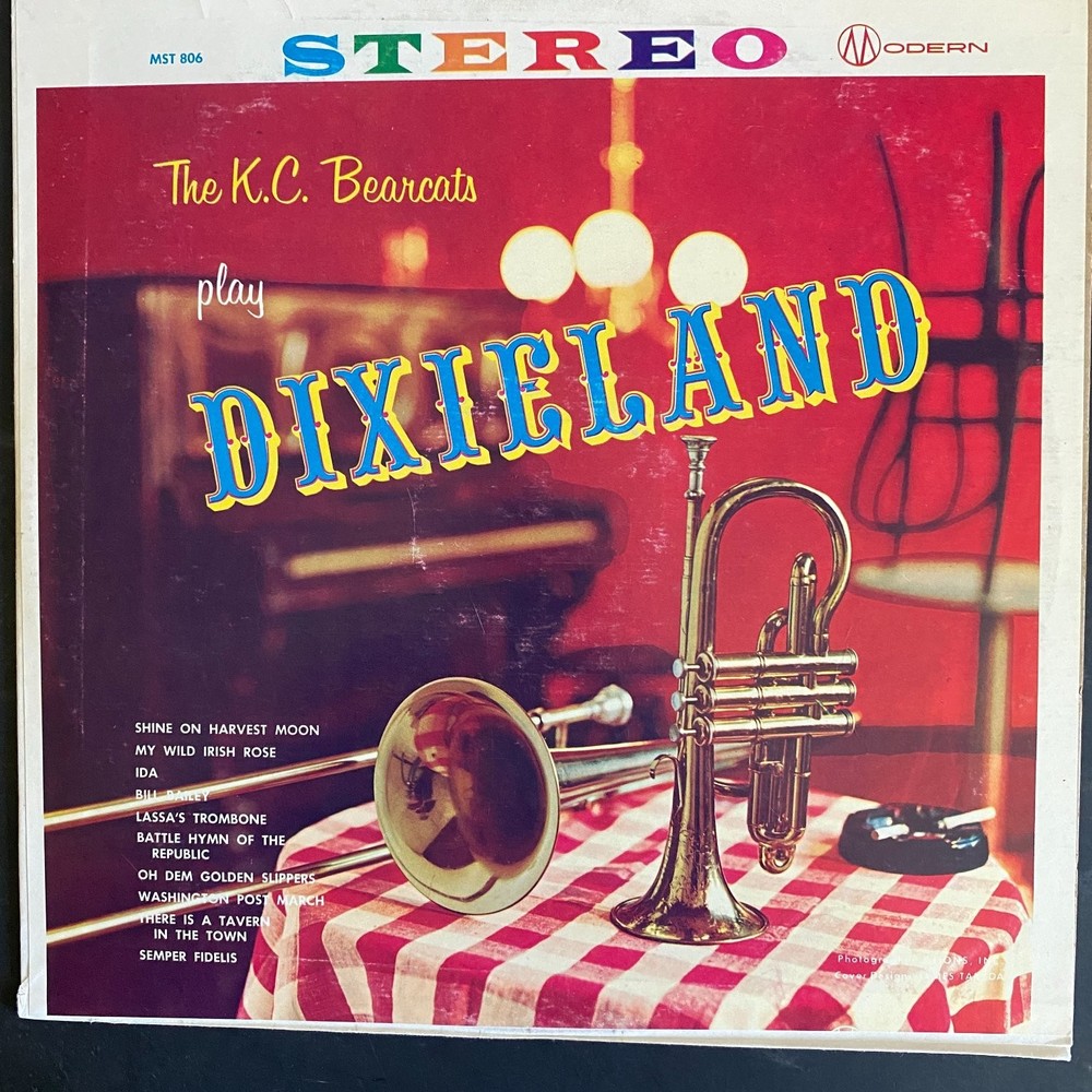 The K.C. Bearcats – Dixieland LP Record 1960 Modern Jazz Stereo 33 RPM