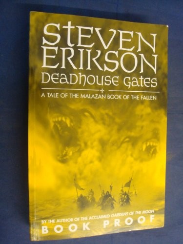 Deadhouse Gates (Malazan Book of the Fallen) by Steven Erikson Paperback BookFREE US DELIVERY | ISBN: 0593046226 | Quality Books